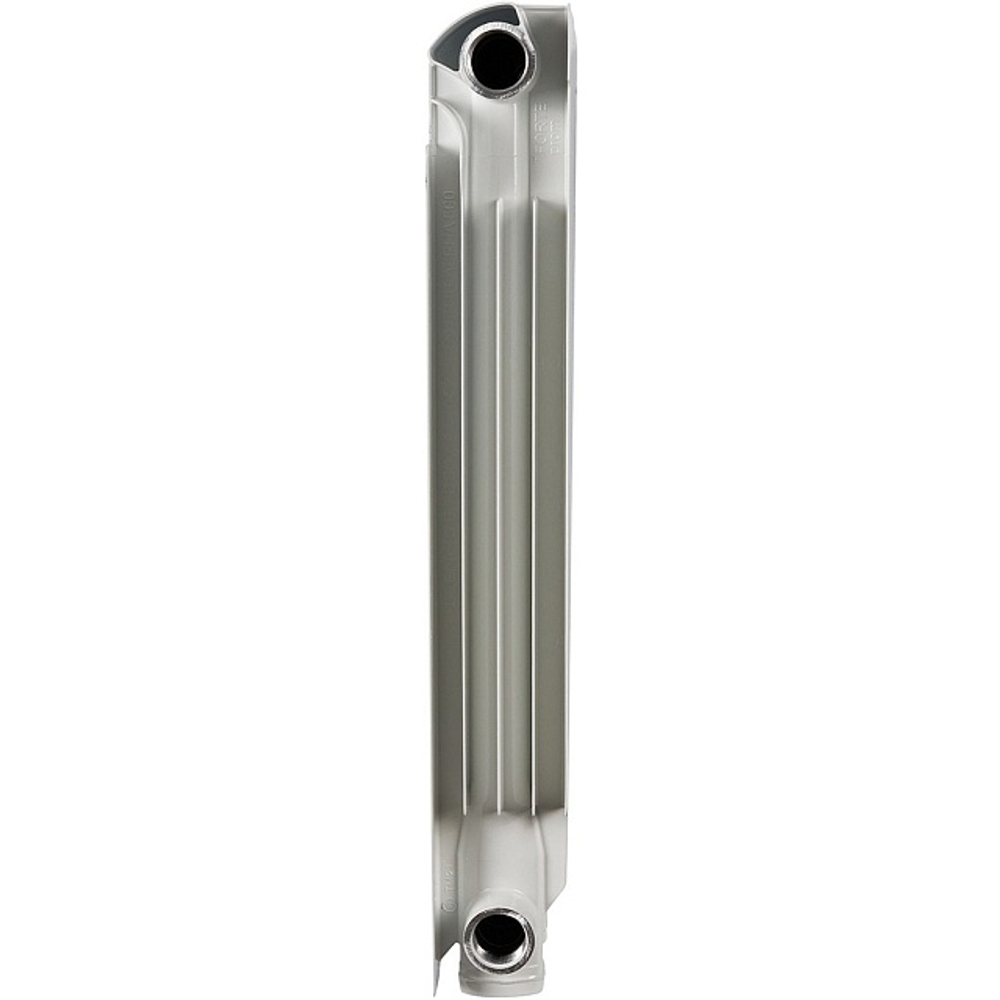 Радиатор алюминиевый STOUT Alpha 500 - 10 секции (подключение боковое, цвет белый)