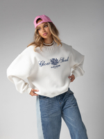 Свитшот оверсайз с принтом old money