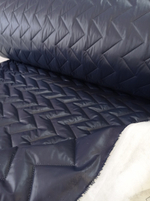 Стежка курточная (нитка), цвет- Синяя (Нави), 1м