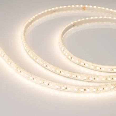 Светодиодная лента герметичная RTW-PU-A120-10.5mm 12V Warm3000 (16.8 W/m, IP68, Wire 2m, 5m) (Arlight, -) 029598(3)