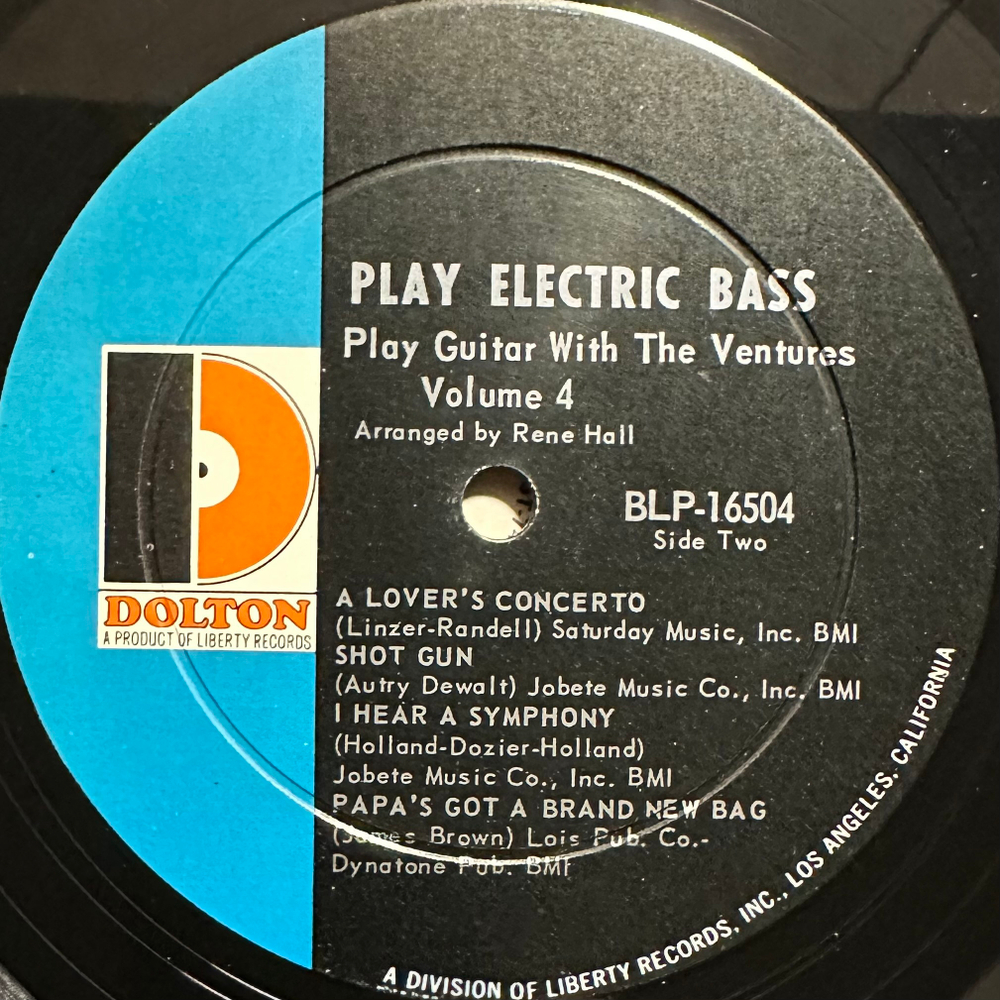 The Ventures - Play Electric Bass With The Ventures (США 1966г.)