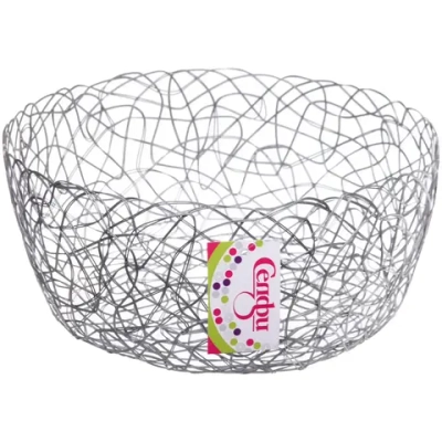 Фруктовница «Brownie» 25*11см паутинка серая