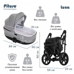 Детская коляска Pituso 2 в1 Luna  color 304