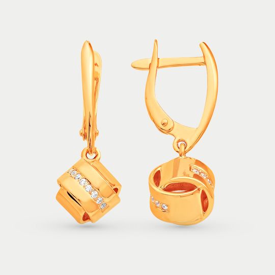 Серьги золотые