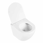 Унитаз подвесной BelBagno UNO BB3105CHR безободковый, с крышкой микролифт, с инсталляцией и кнопкой хром