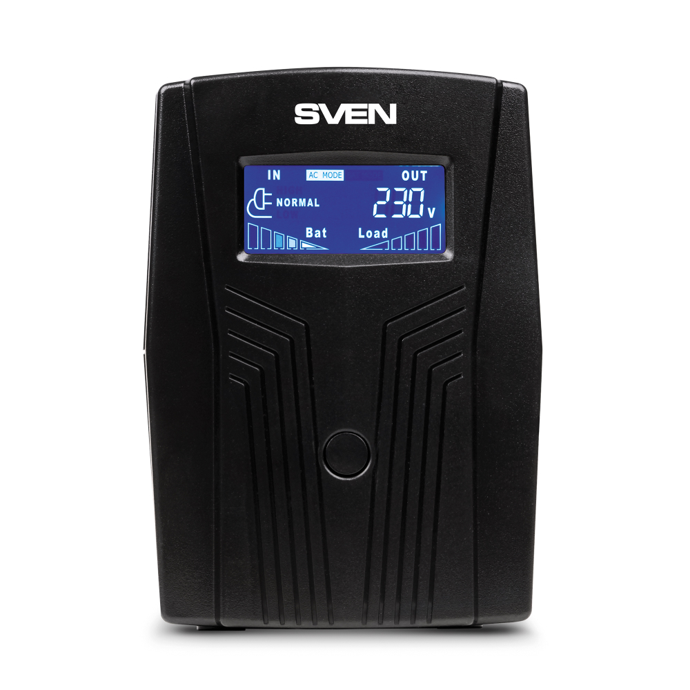 Источник бесперебойного питания SVEN Pro 650 (LCD, USB)