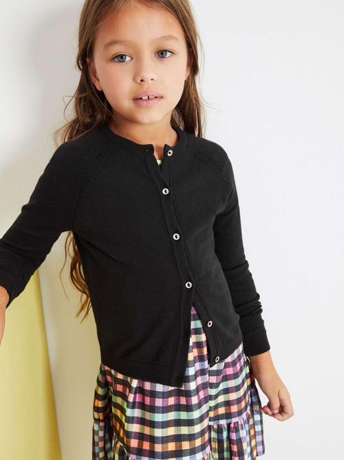 Кардиган для девочки Next C51-825, Черный