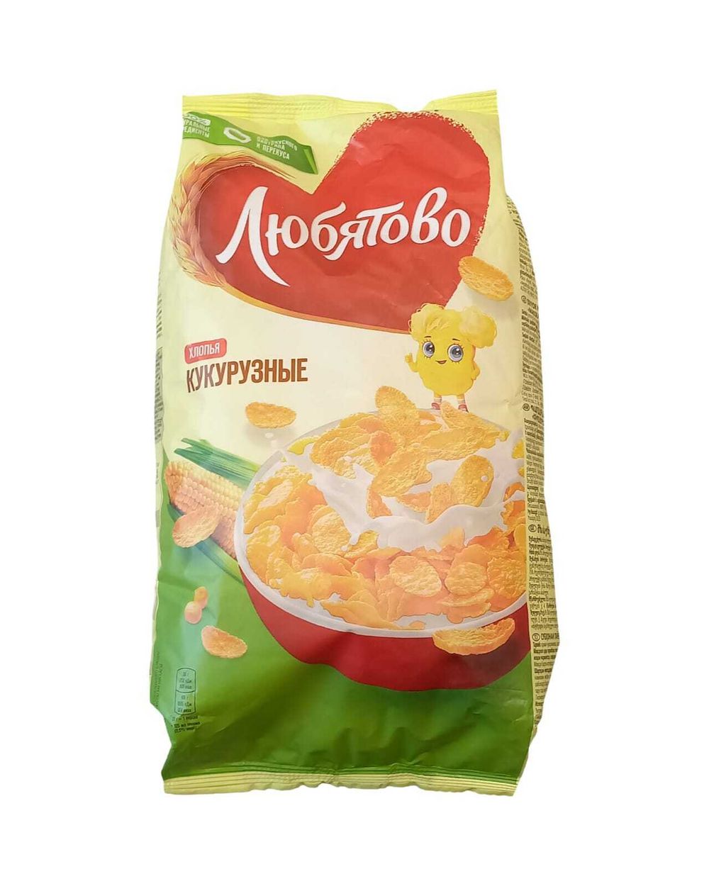Хлопья "Любятово" кукурузные 300г
