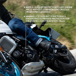 Дуги безопасности Royal Enfield, черного цвета, арт. KXA00476