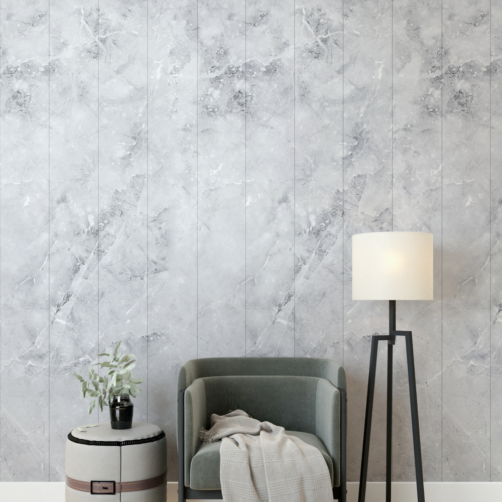 Панель МДФ коллекция Classic (Классик), Премиум, Бетон Аляска, 2700х200х6 мм