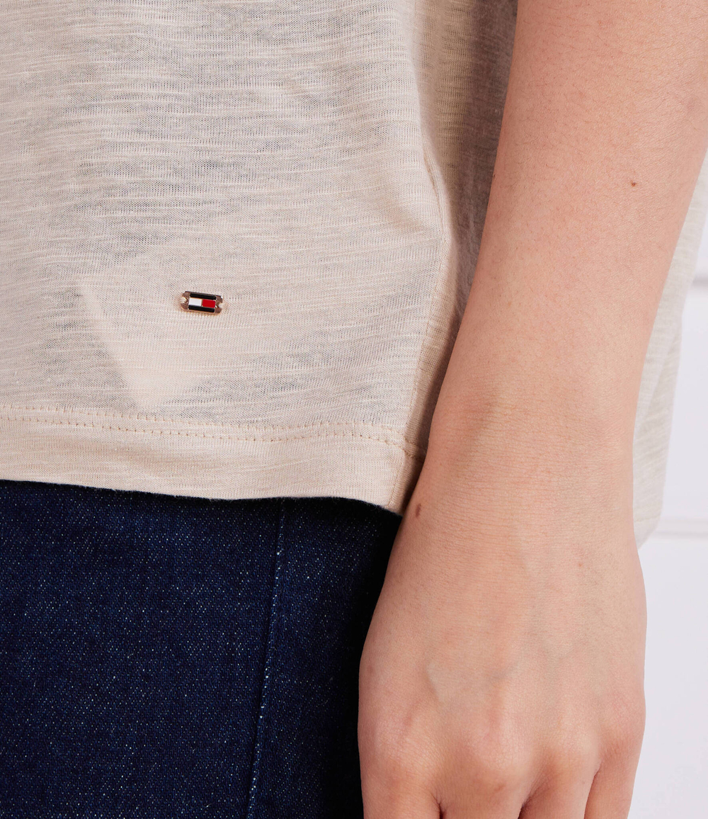 Футболка Tommy Hilfiger - бежевый(WW0WW37878)