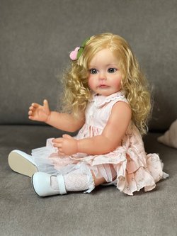 Кукла Реборн виниловая 55см в пакете (FA-556)