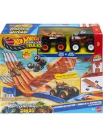 Трек Hot Wheels Monster Trucks «Гонки на выживание» JFR07 | Monster Trucks Racedown Destruction  2 машинки 1:64 | 4+