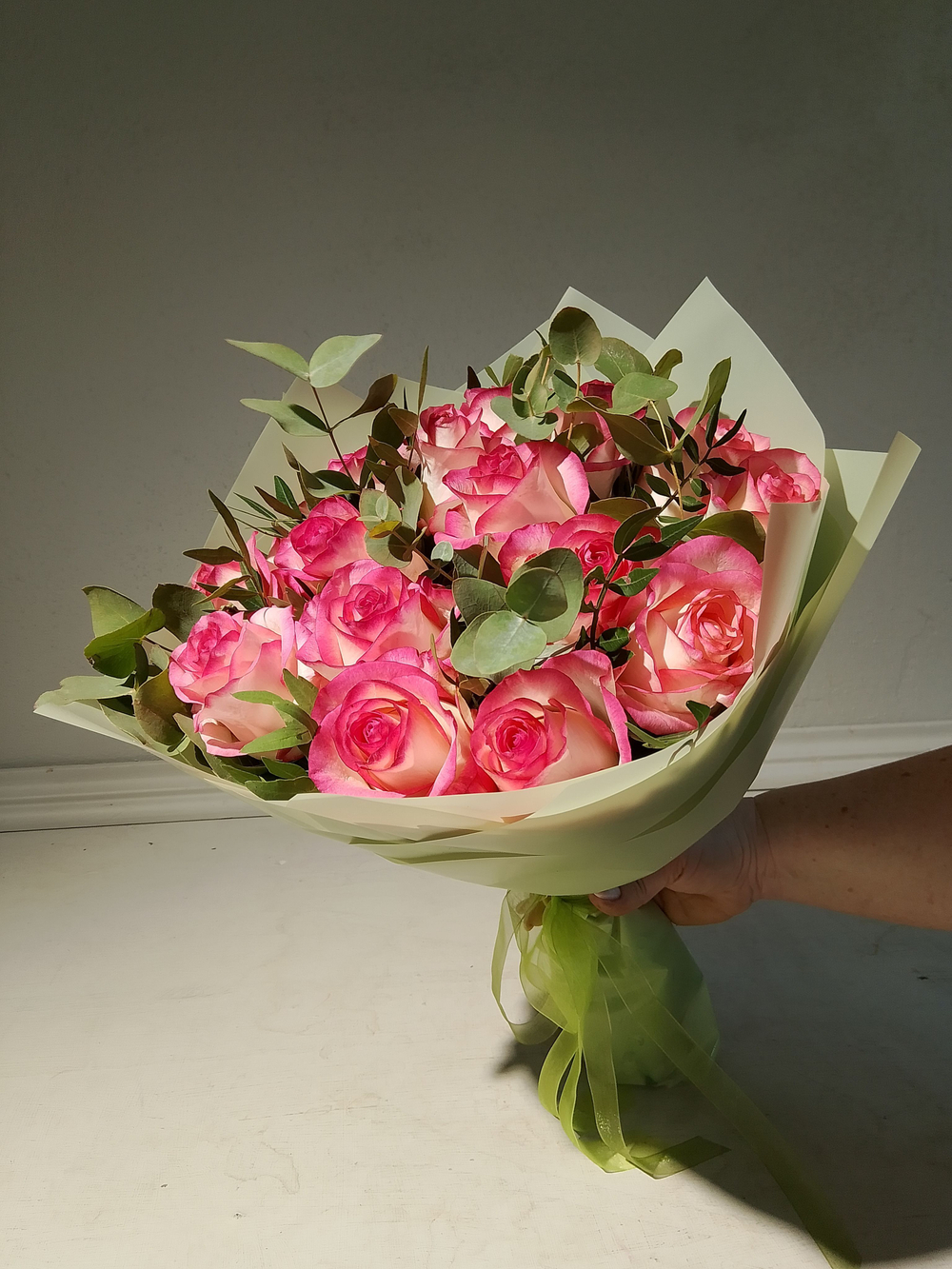 Букет из хризантем и альстромерии (С0033)