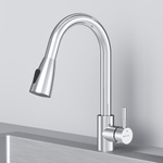 Смеситель для кухни с вытягивающимся изливом, хром AM.PM X-Joy S F85B07500