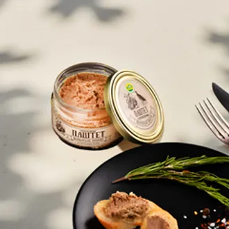 Куриный паштет с мясом перепелов / 200 гр