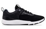 Under Armour Charged Focus comfortable fashion trend fabric synthetic leather shock absorption non-slip wear-resistant breathable low-top training running shoes men's black