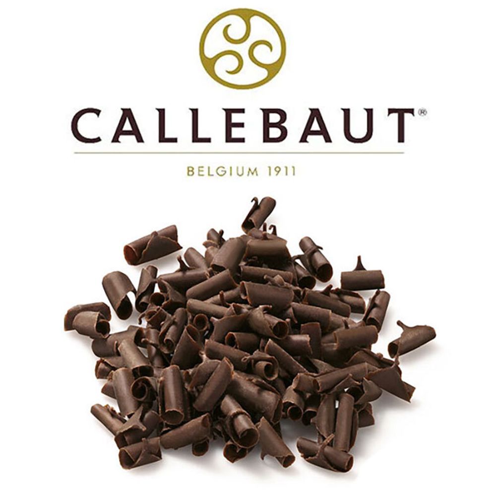 Стружка шоколадная темная Callebaut, 75 гр