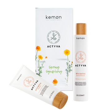 Kemon Подарочный набор "Для непослушных волос": Шампунь (250 мл)+Маска (200 мл) Actyva Disciplina Velian