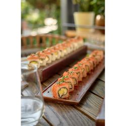 Блюдо прямоугольное 41*10,5 см h1,5 см   P.L. [6]