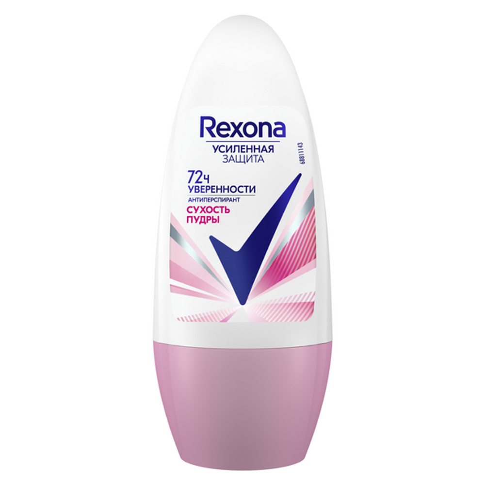 Rexona део-ролик ЖЕН. Сухость пудры 50 мл. *6*24*