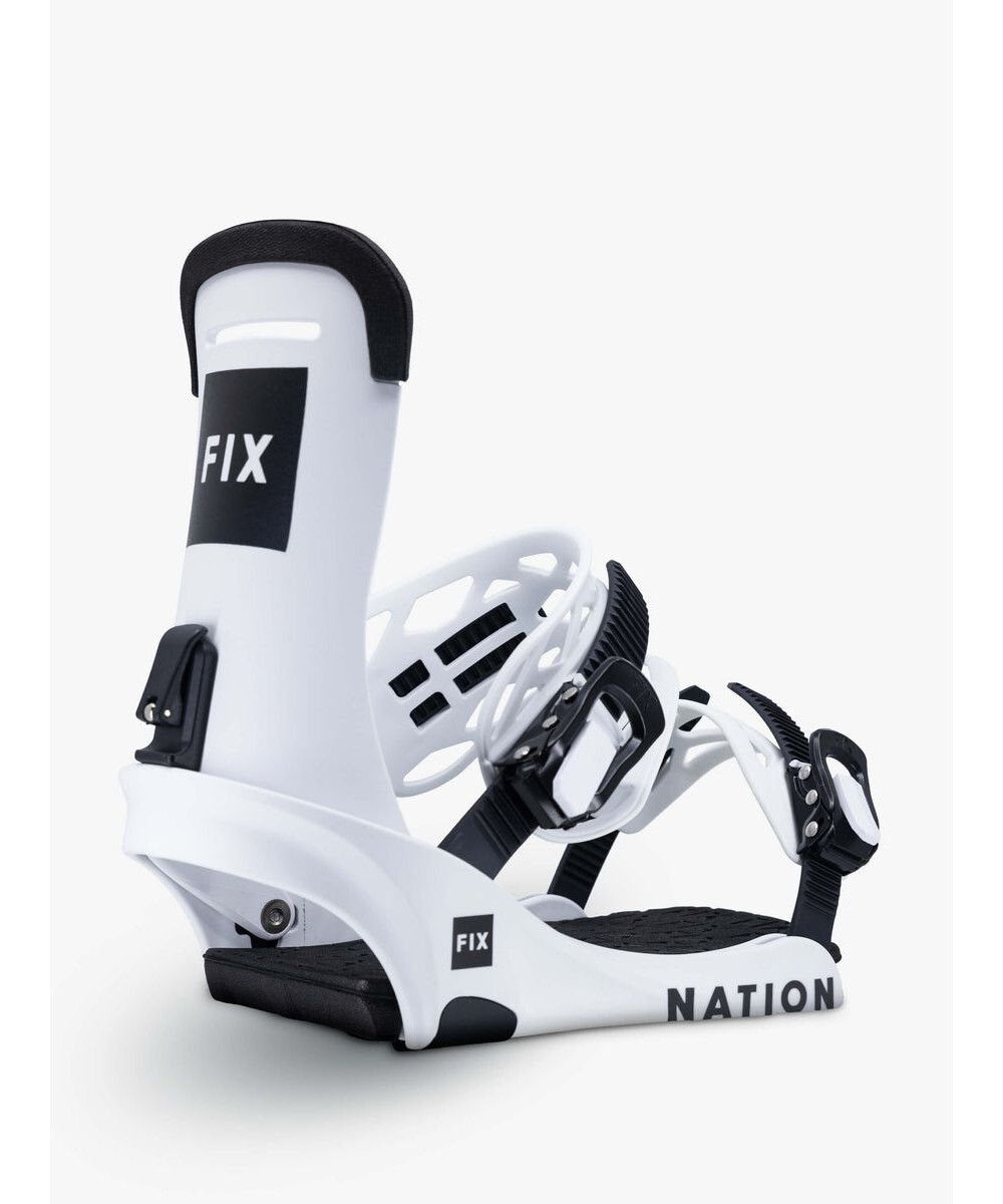 Крепления для сноуборда Fix UNISEX ALL MOUNTAIN Snowboard Bindings National white