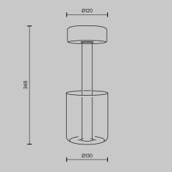 Настольная лампа светодиодная диммируемая Maytoni   MOD229TL-L3W3K1