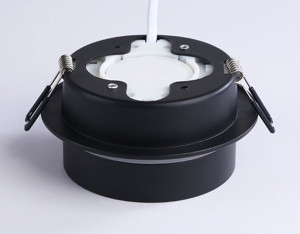 Светильник встраиваемый TN5213 BK черный GX53 D110*58
