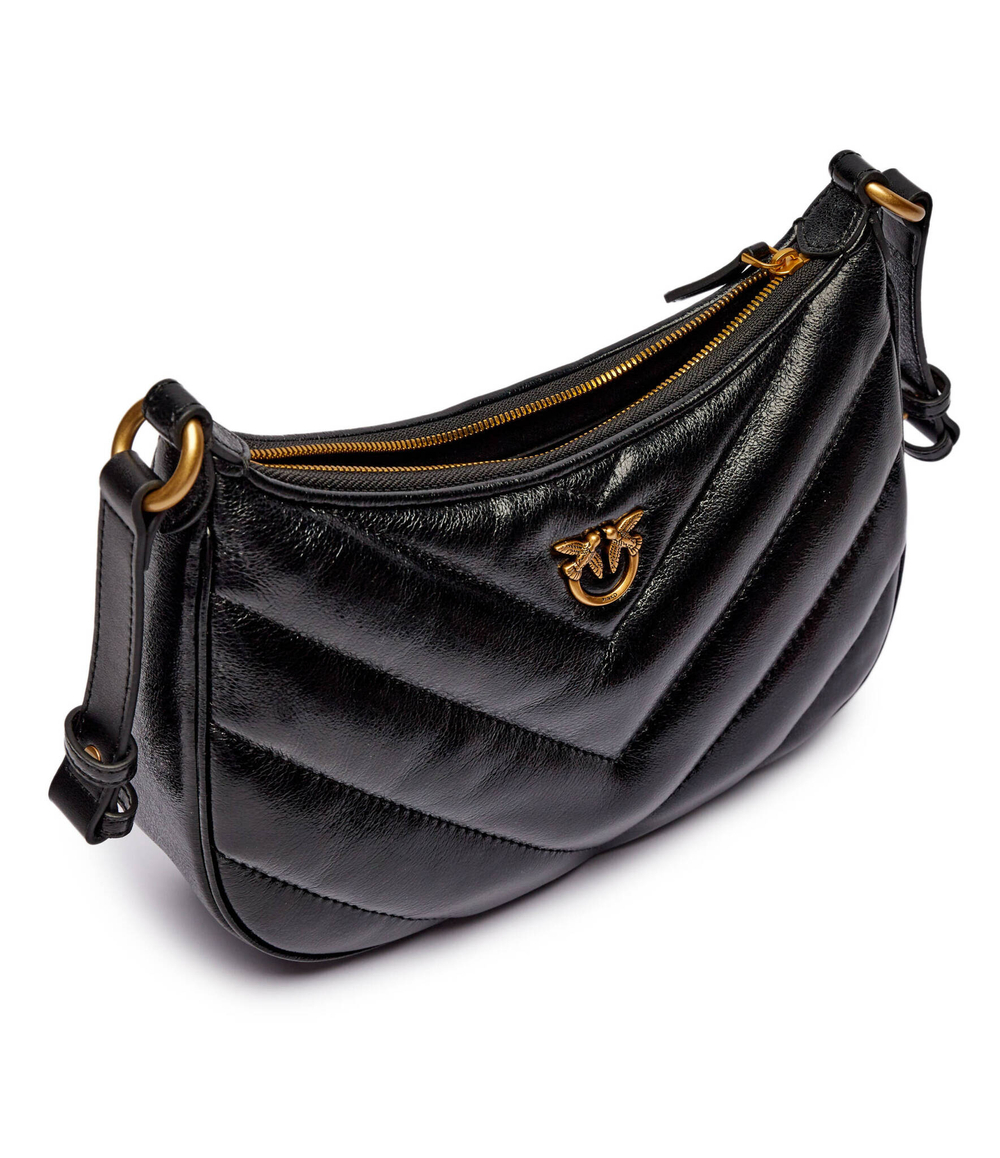 Кожаная сумка хобо HALF MOON MINI Pinko - черный(102790 A1RO)