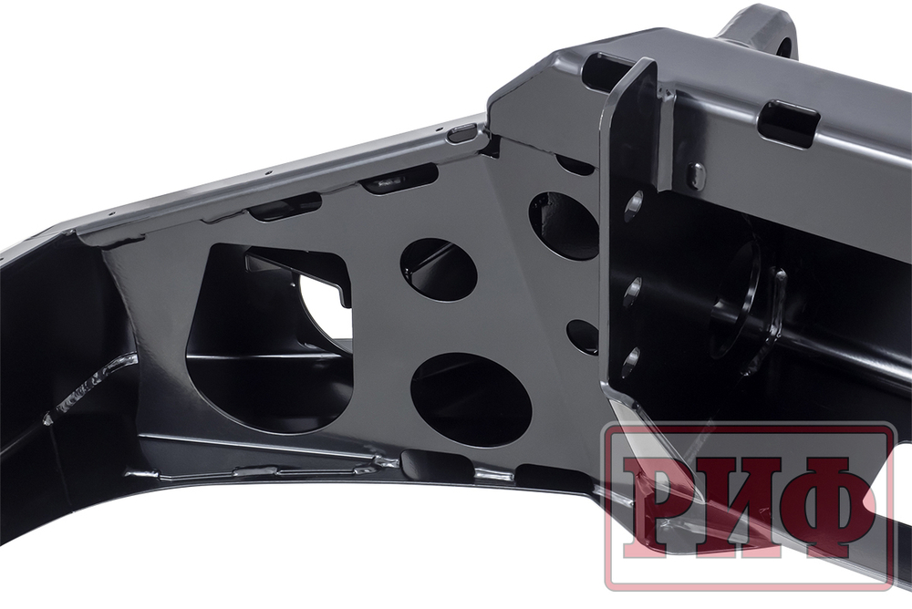 Бампер силовой передний Toyota Land Cruiser Prado 120 c доп. фарами и защитой бачка омывателя РИФ