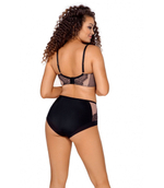 Бюстгальтер на косточках plus size с дополнительными боковыми поддержками (Размер: 75L) (Цвет: черный)