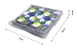 Кровать раскладная Юниор жесткая арт.С89/44 (цвет ткани разноцветный рис.круги (4 шт. в уп.)