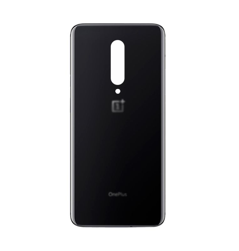 Задняя крышка для OnePlus 7 Pro черная (Mirror Black) без стекла камеры