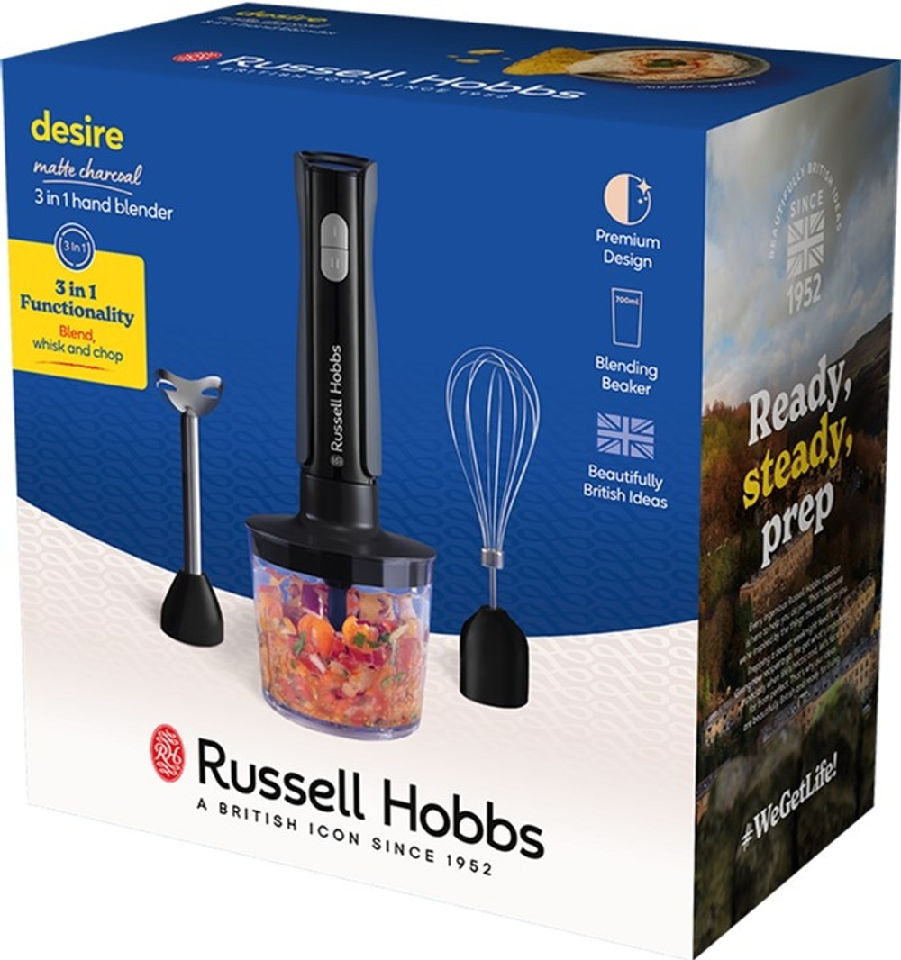 Блендер погружной 3 в 1 Russell Hobbs 27141-56 черный