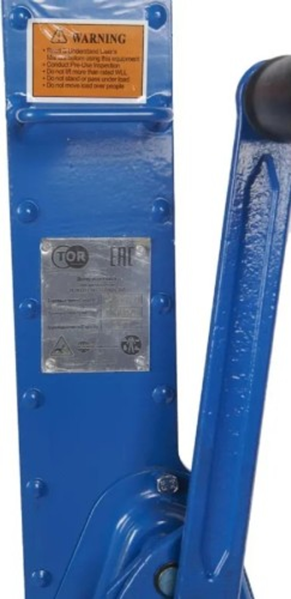 Домкрат реечный TOR ДР 1500 1,5Т с обрезиненной ручкой 1040870