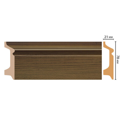 Плинтус Decomaster D122 D122-88 ДМ