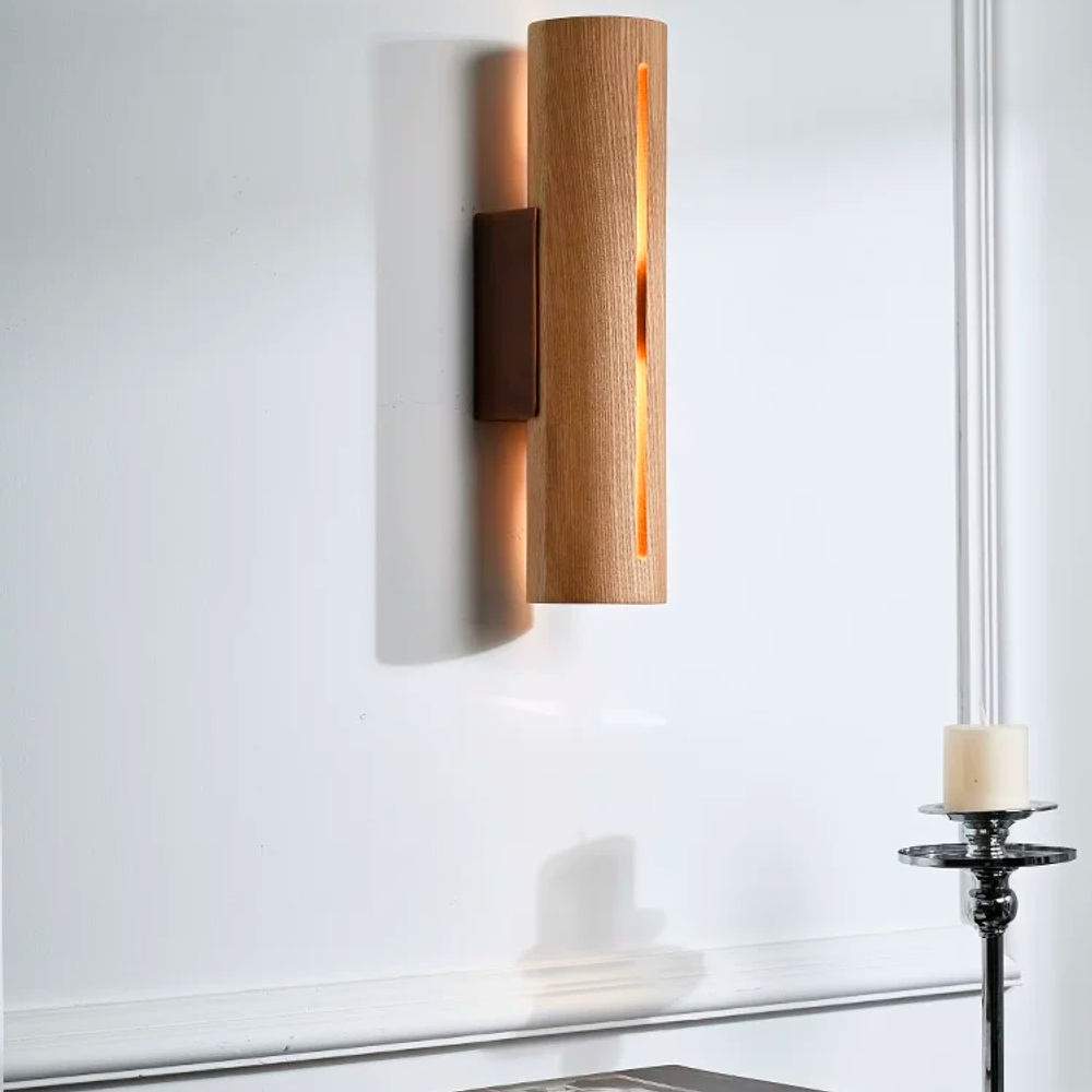 Настенный дизайнерский светильник Wood Court II 13″ 22″ by Allied Maker