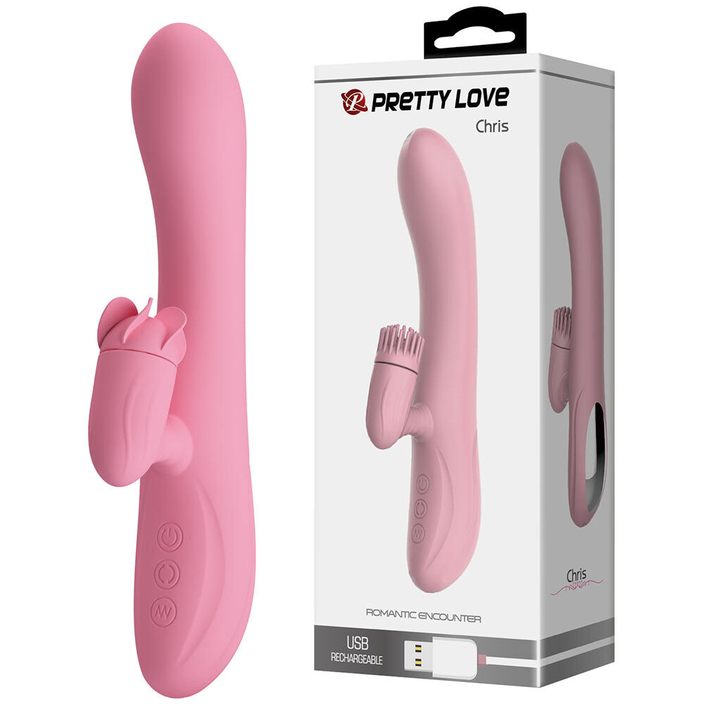 Вибратор Pretty Love Gina, розовый