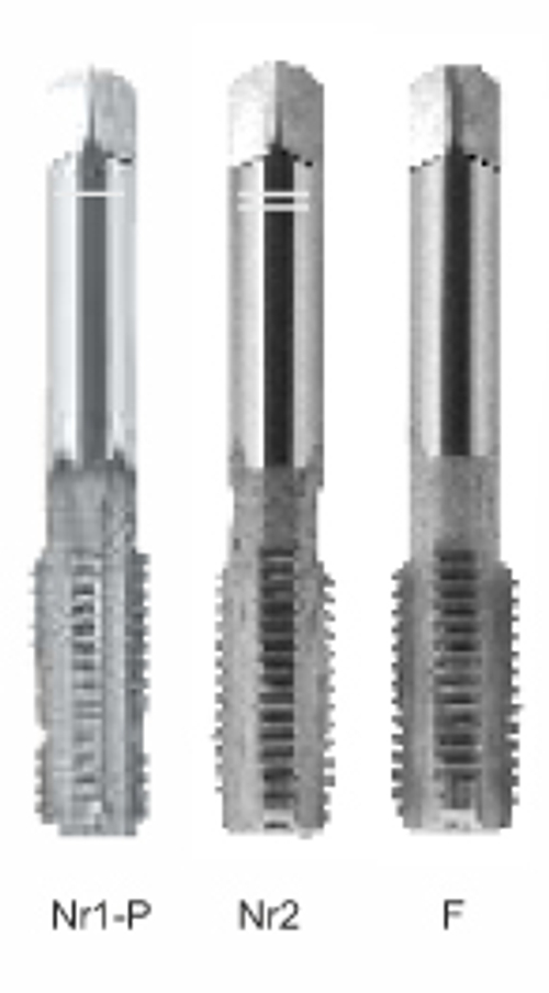 Метчик ручной компл. DIN-352/3-P M2,5 ISO2 6HX HSSE INOX A2-235801-0025