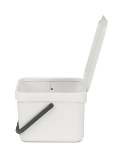 Brabantia Контейнер для сортировки мусора Sort & Go 6л, серый