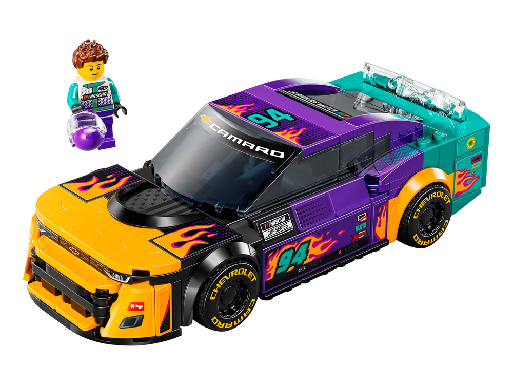 LEGO Speed Champions 76935 «NASCAR Next Gen Chevrolet Camaro ZL1» — легендарный спорткар