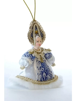 Кукла елочная игрушка Снегурочка