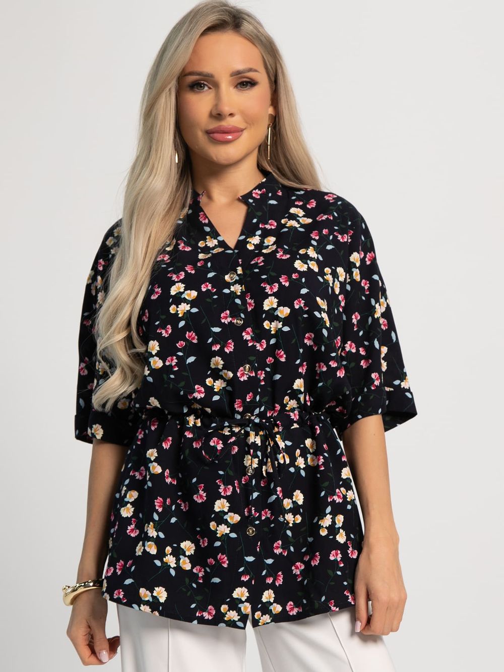 Блуза Мариша (черная) Б15985-30М LT Collection