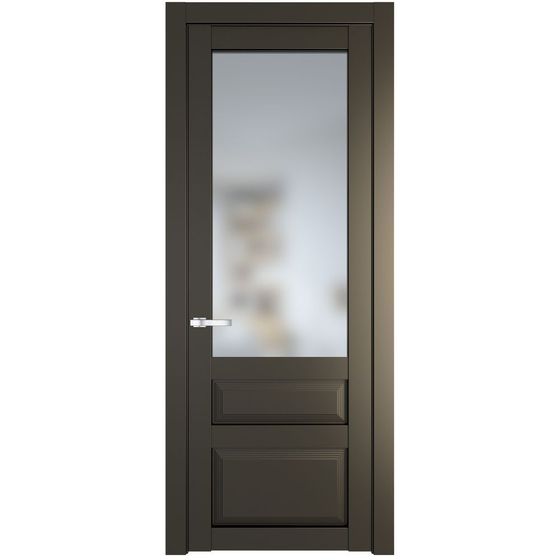Межкомнатная дверь эмаль Profil Doors 2.5.3PD перламутр бронза стекло матовое