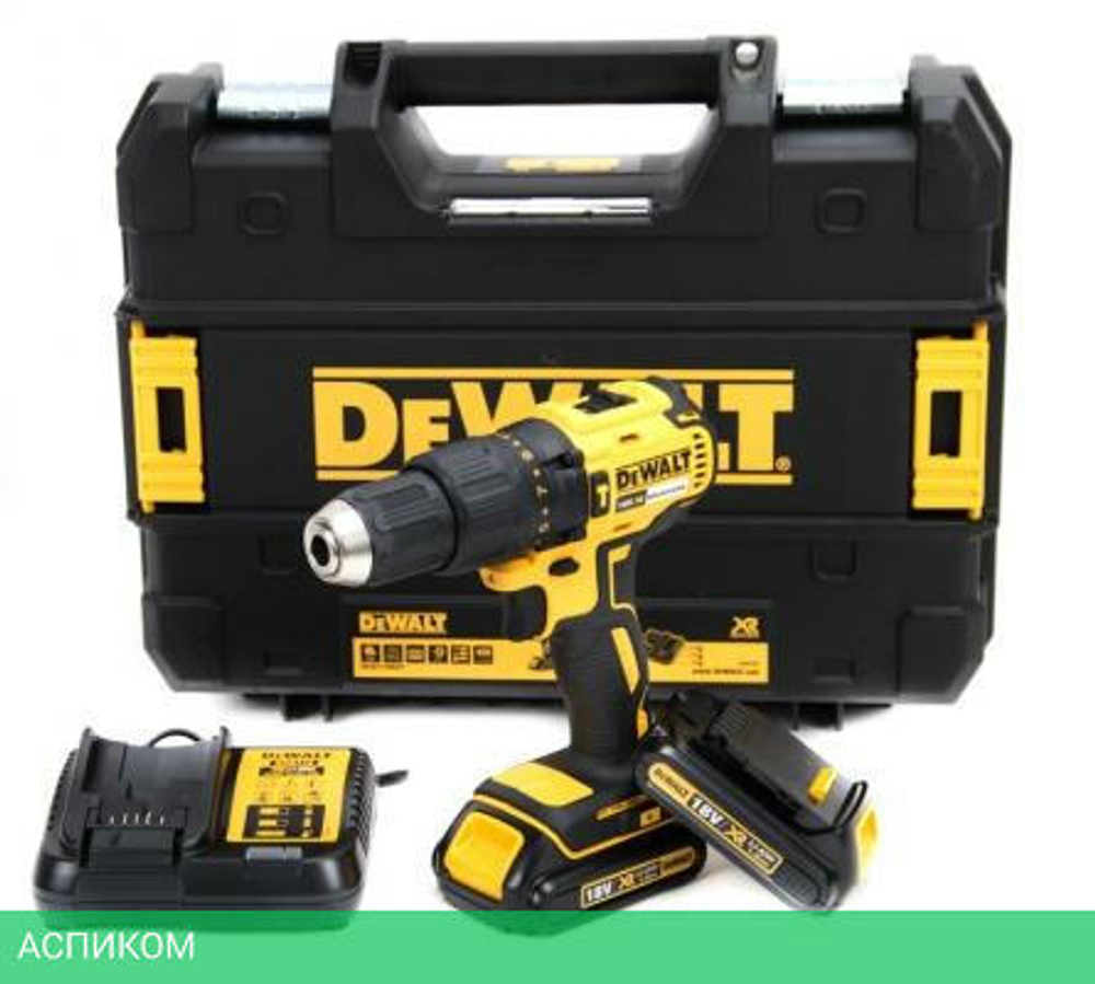 Дрель-шуруповерт DeWalt DCD778S2T-QW кейс
