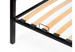 Двуспальная кровать Викси 180х200 черная