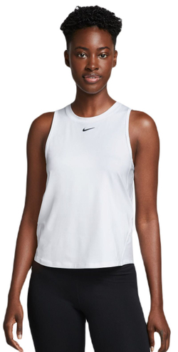 Топ теннисный Nike One Classic Dri-Fit Tank Top - white/black