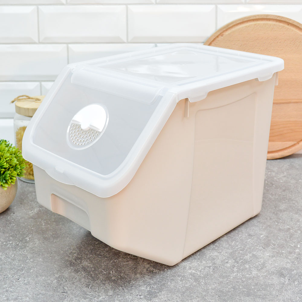 Контейнер для овощей 14л (бежевый)