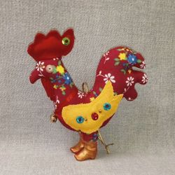 Ёлочная игрушка Петушок в сапогах