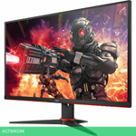 Монитор AOC Gaming 24G2ZE черный/красный